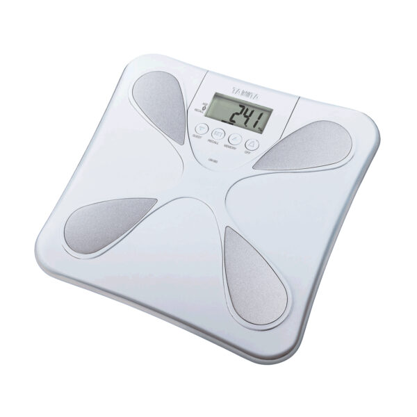 Lightweight plastic body fat monitor