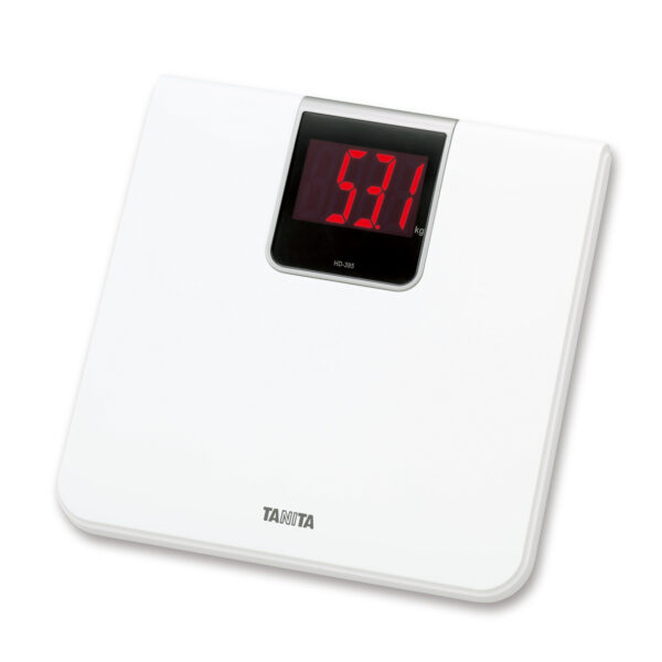 Digital scale with extra-large red LED display