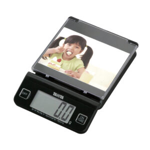 Compact digital scale with customizable design platform