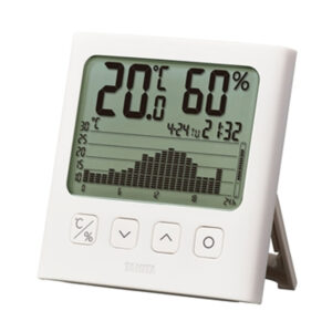 Digital hygrometer with graphical display